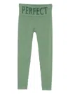 Perfect Moment Women Green Perfect Thermal Leggings, Xs Luxury Activewear For Women Darveys In Green