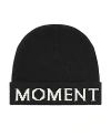 Perfect Moment Pm Merino Wool Beanie Onesize In Black/white