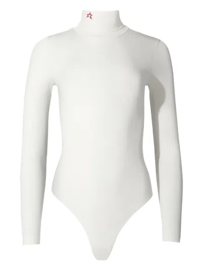 Perfect Moment Long-sleeve Star-embellished Sweater In White