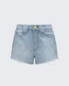 Perfect Moment Low-rise Denim Short In Light-denim
