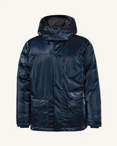 Perfect Moment Max Down Parka Jacket Xxl In Blue-liquid