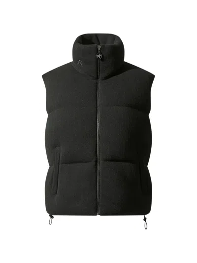 Perfect Moment Merino Wool & Cashmere Down Gilet In Green
