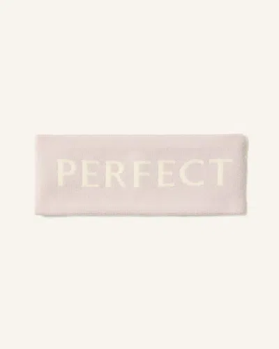 Perfect Moment Merino Wool Headband Onesize In Oyster-pink