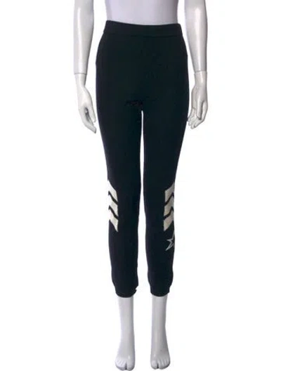 Pre-owned Perfect Moment Merino Wool Skinny Leg Pants In Black