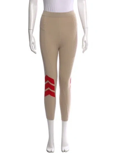 Pre-owned Perfect Moment Merino Wool Skinny Leg Pants In Neutral