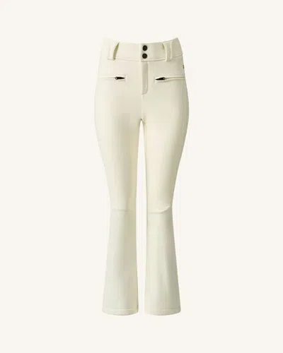 Perfect Moment Mid-rise Aurora Flare Ski Pant Xs In Neutral