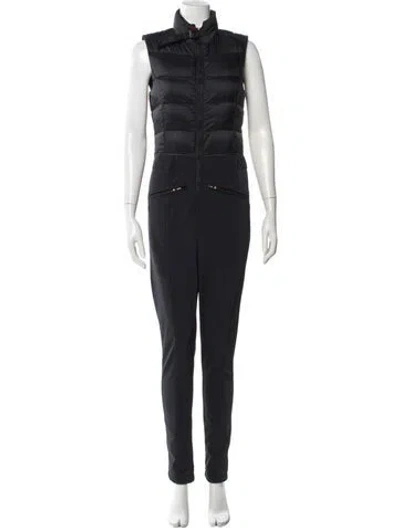 Pre-owned Perfect Moment Mock Neck Jumpsuit In Gray