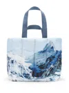 Perfect Moment Mountain-print Tote Bag In Blue