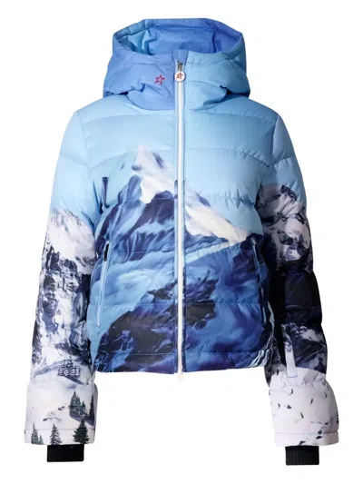 Perfect Moment Polar Flare Down Jacket Xl In Green