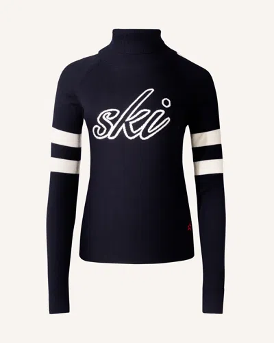 Perfect Moment Neve Merino Wool Sweater In Black