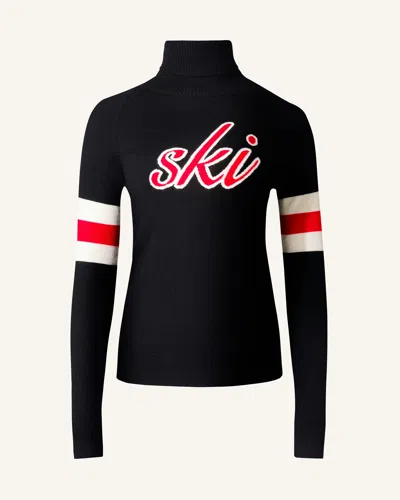 Perfect Moment Neve Merino Wool Sweater In Black