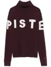 Perfect Moment Piste Merino Wool Sweater L In Red