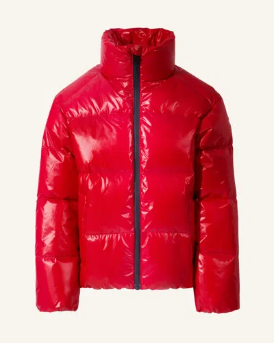 Perfect Moment Nuuk Down Puffer Jacket Y10 In Red