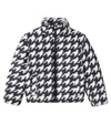 Perfect Moment Nuuk Houndstooth Down Jacket In Multi