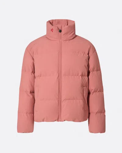 Perfect Moment Nuuk Puffer Down Jacket Y10 In Peach-pink