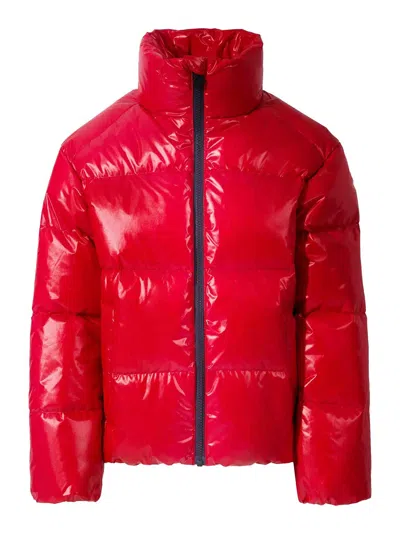 Perfect Moment Kids' Nuuk Puffer Jacket In Red