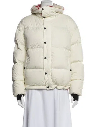 Pre-owned Perfect Moment Nylon Down Coat In White