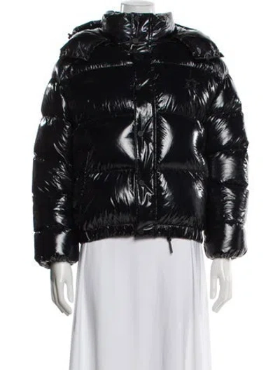 Pre-owned Perfect Moment Nylon Down Jacket In Black
