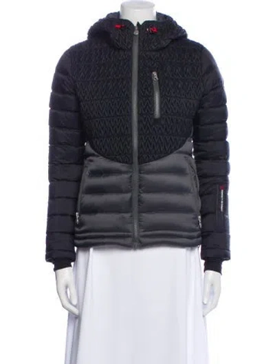 Pre-owned Perfect Moment Nylon Down Jacket In Blue