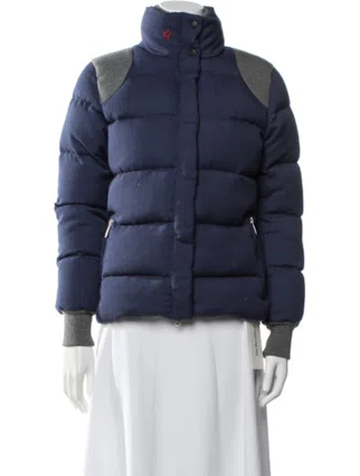 Pre-owned Perfect Moment Nylon Down Jacket In Blue