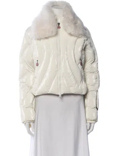 Pre-owned Perfect Moment Nylon Down Jacket In Neutrals