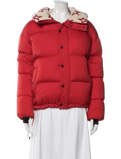Pre-owned Perfect Moment Nylon Down Jacket In Red