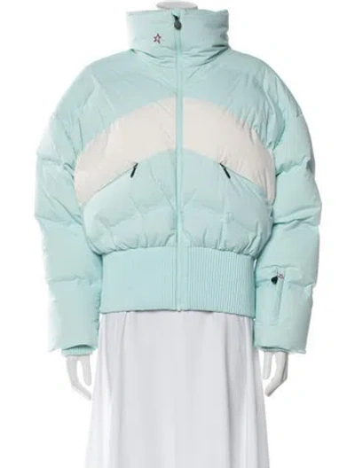Pre-owned Perfect Moment Nylon Down Jacket W/ Tags In Blue