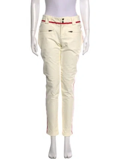 Pre-owned Perfect Moment Nylon Skinny Leg Pants In Neutral