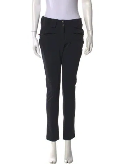 Pre-owned Perfect Moment Nylon Straight Leg Pants In Black