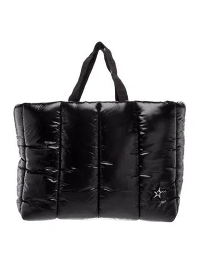 Pre-owned Perfect Moment Nylon Weekender Bag In Black