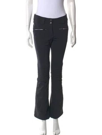 Pre-owned Perfect Moment Nylon Wide Leg Pants In Black