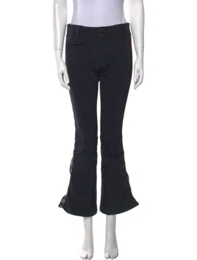 Pre-owned Perfect Moment Nylon Wide Leg Pants In Black