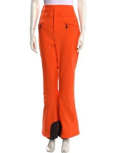 Pre-owned Perfect Moment Nylon Wide Leg Pants In Orange