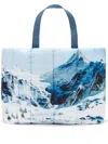 Perfect Moment Oversized Tote Bag In Blue