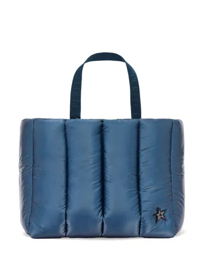 Perfect Moment Padded Tote Bag In Blue