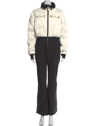 Pre-owned Perfect Moment Patterned Ski Suit In Black