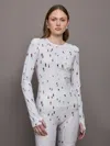 Perfect Moment Active Tee In Dede Ski Print