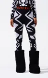 Perfect Moment Perfect Jacquard Leggings In Black,white
