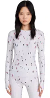 Perfect Moment Pm X Dede Johnston Compression Base Layer Top Xl In Dede Ski Print