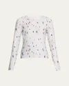 Perfect Moment Active Ski-print Compression Base Layer Top In Dede Ski Print