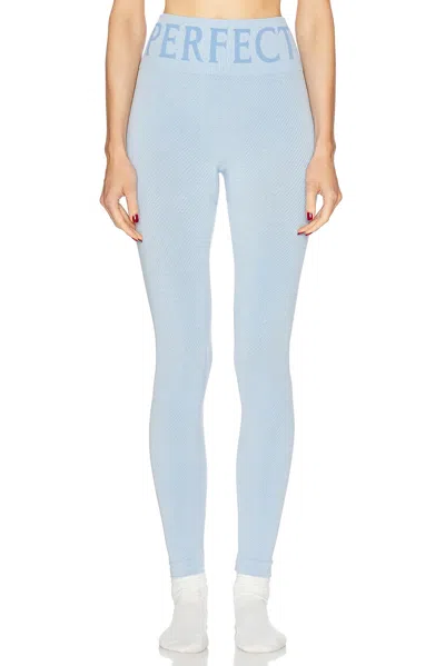 Perfect Moment Perfect Thermal Legging In Bluebird Blue