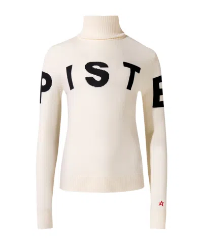 Perfect Moment Piste Jacquard Knitwear In White