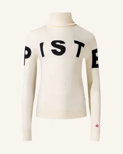 Perfect Moment Piste Merino Wool Sweater Xl In White