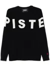 Perfect Moment Merino Wool Piste Sweater In Blue