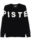 Perfect Moment Merino Wool Piste Sweater In Blue