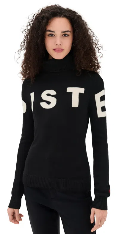 PERFECT MOMENT PISTE SWEATER II BLACK