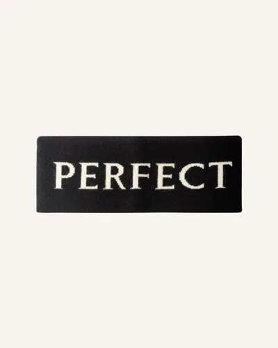 Perfect Moment Pm Headband Onesize In Black