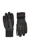 Perfect Moment Pm Leather Ski Gloves In Black