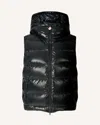 Perfect Moment Polar Flare Down Gilet L In Black