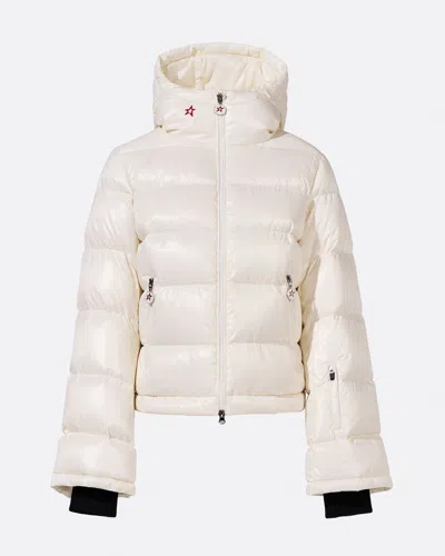 Perfect Moment Polar Flare Down Jacket L In White